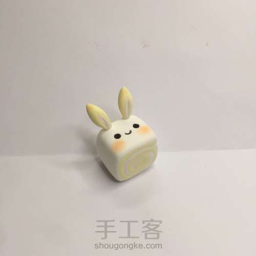 【原创】粘土制作——兔兔甜点系列 第8步