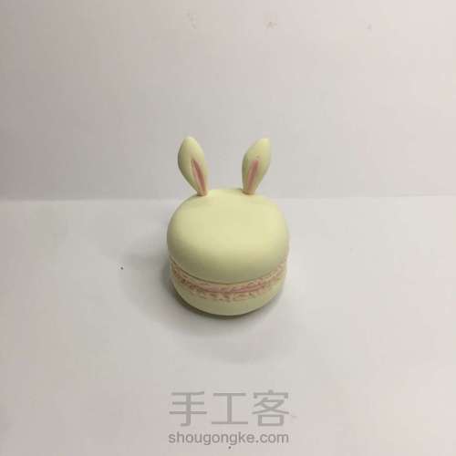 【原创】粘土手作 马卡龙兔兔系列 第5步