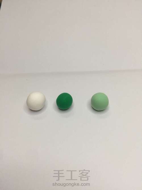 【原创】粘土手作 萝卜小蛋糕 第1步