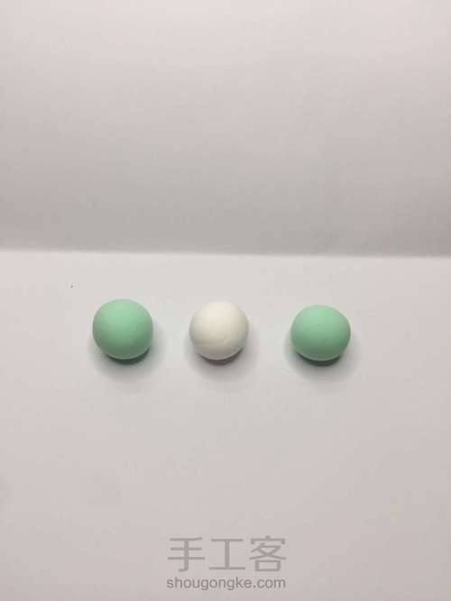 【原创】粘土手作 萝卜小蛋糕 第2步