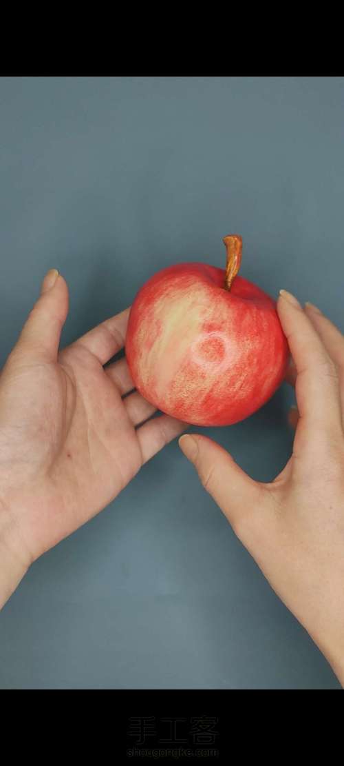 【原创】粘土手作 真.苹果 第13步