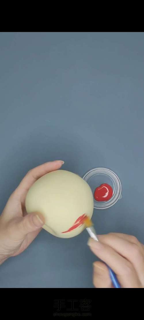 【原创】粘土手作 真.苹果 第4步