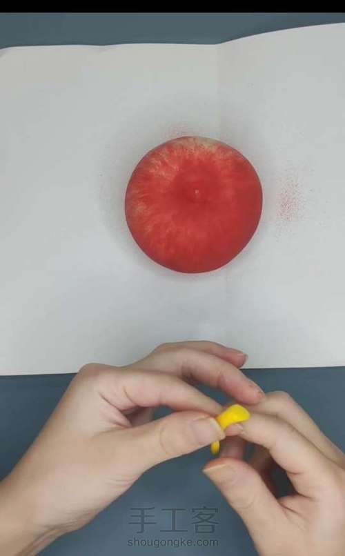 【原创】粘土手作 真.苹果 第8步