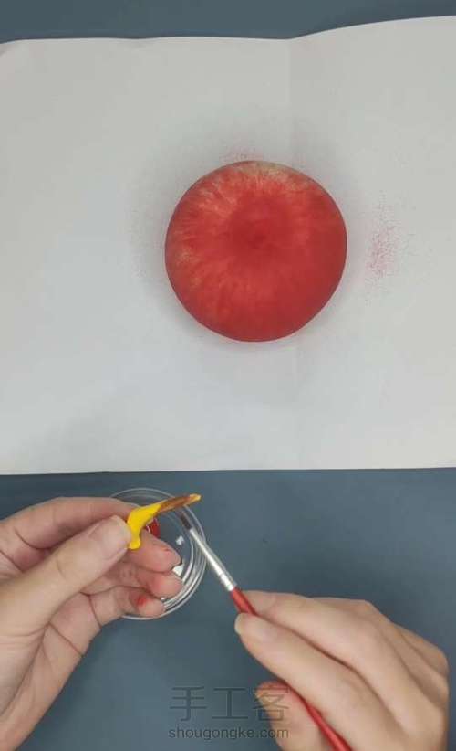 【原创】粘土手作 真.苹果 第9步
