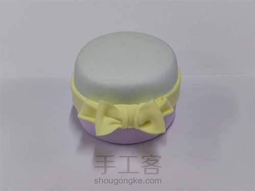 【原创】粘土手作 玫瑰小蛋糕 第4步