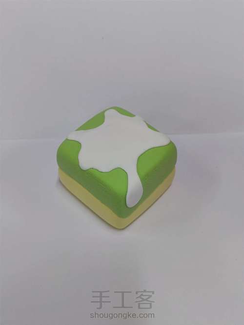 【原创】粘土手作 马卡龙气球小蛋糕 第2步