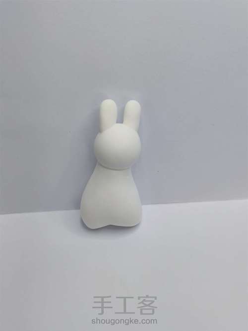 【原创】粘土手作 兔兔酱 第3步