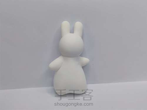 【原创】粘土手作 兔兔酱 第4步