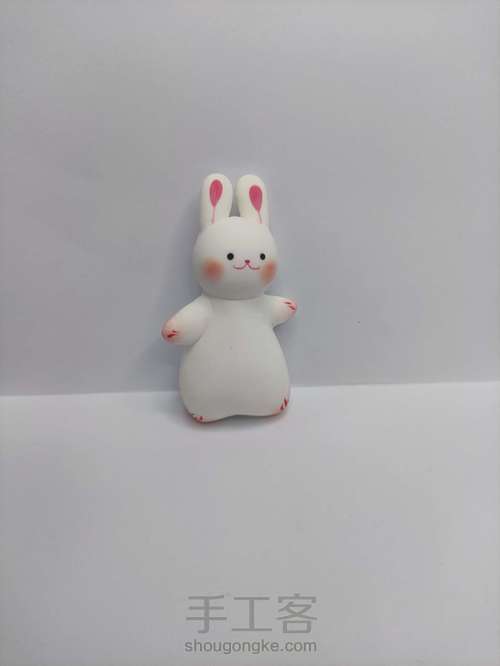 【原创】粘土手作 兔兔酱 第5步