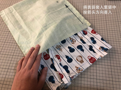 十个新手小白手工包教程（一）基础手提包的制作 第16步