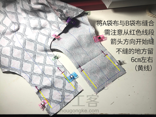 十个新手小白缝纫包（八） 第8步