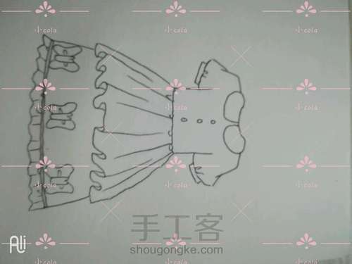 简单的lo裙（简笔画） 第7步