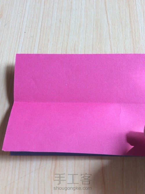 文具盒折纸 第2步