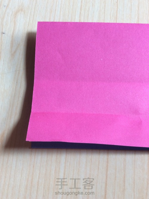 文具盒折纸 第3步