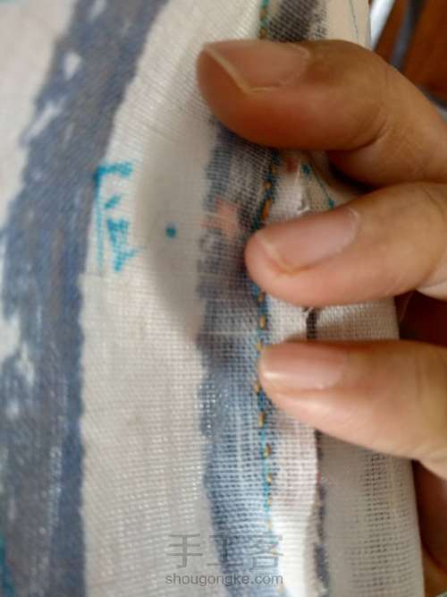 30CM心怡娃娃——娃衣——背带裤 第6步