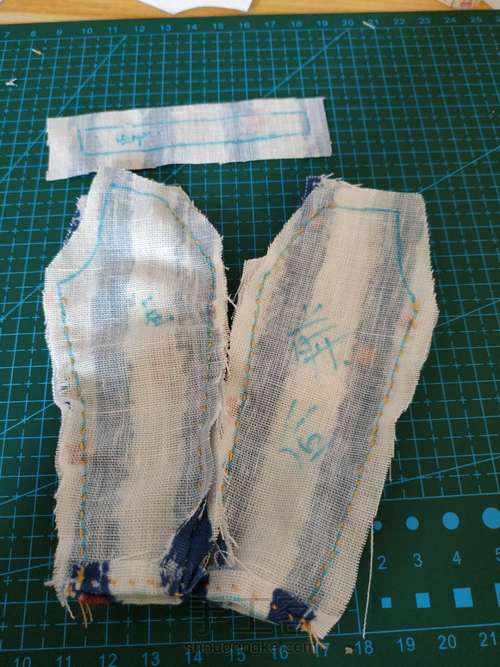 30CM心怡娃娃——娃衣——背带裤 第8步