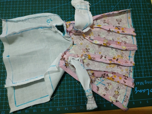 6分娃衣——A版春秋长袖连衣裙 第13步