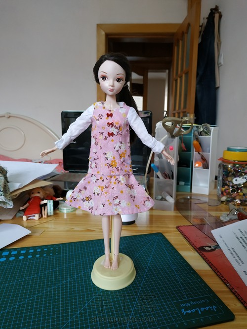 6分娃衣——A版春秋长袖连衣裙 第21步