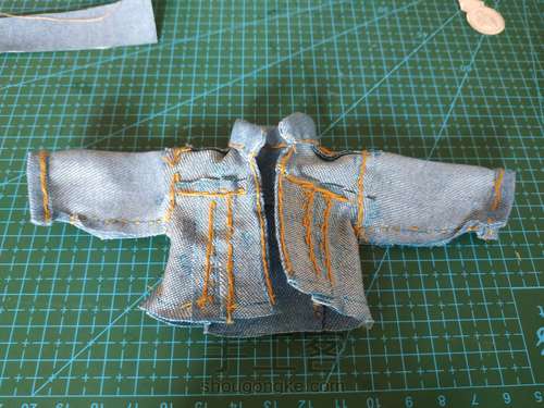 小布牛仔上衣 第8步