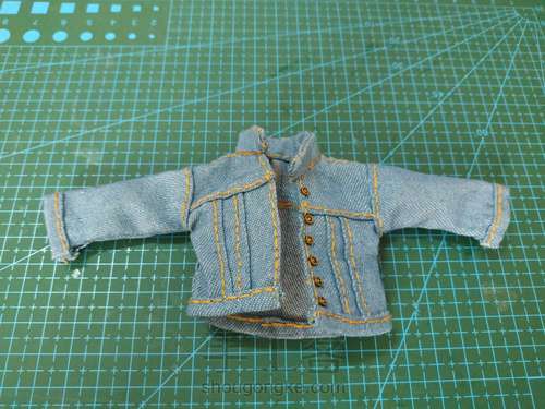 小布牛仔上衣 第9步