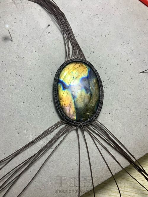 简单的大石头项链 第3步