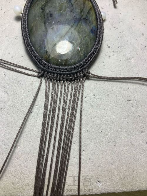 简单的大石头项链 第10步