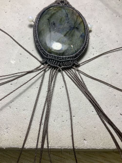 简单的大石头项链 第11步