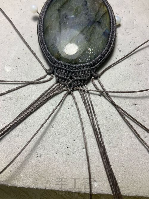 简单的大石头项链 第12步