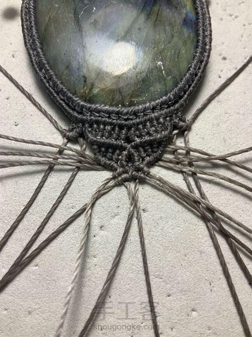 简单的大石头项链 第13步