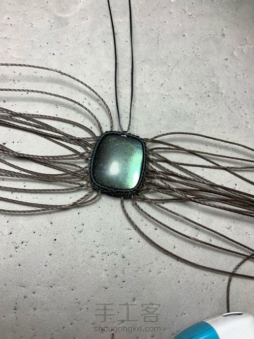 简单的大石头项链 第15步