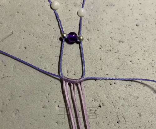 【原创】调节扣和尾扣 第2步