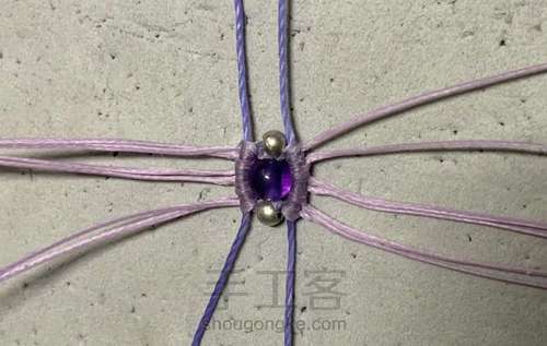 【原创】调节扣和尾扣 第3步