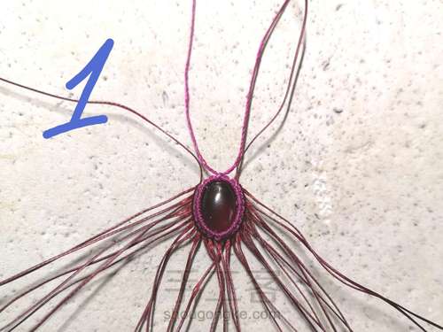 【原创】吊坠手绳通用款过程记录 第1步