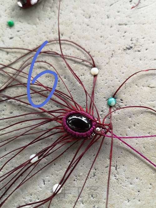 【原创】吊坠手绳通用款过程记录 第6步