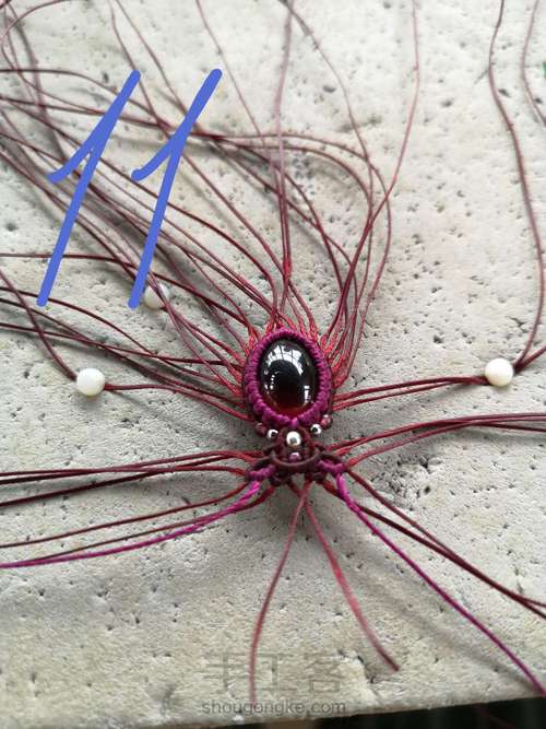 【原创】吊坠手绳通用款过程记录 第11步