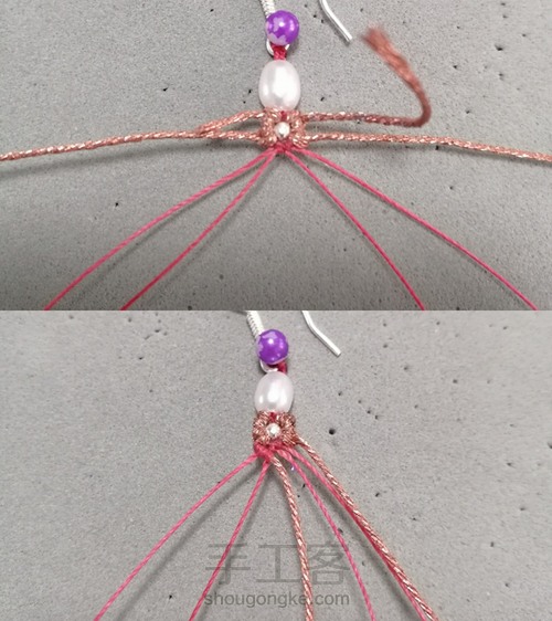 【耳坠系列】3⃣️原创复古风 第3步