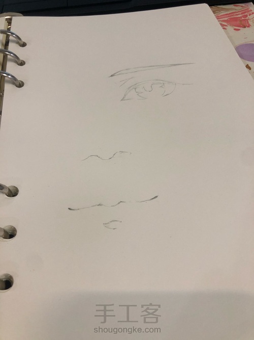 桃花姬 手绘 第1步