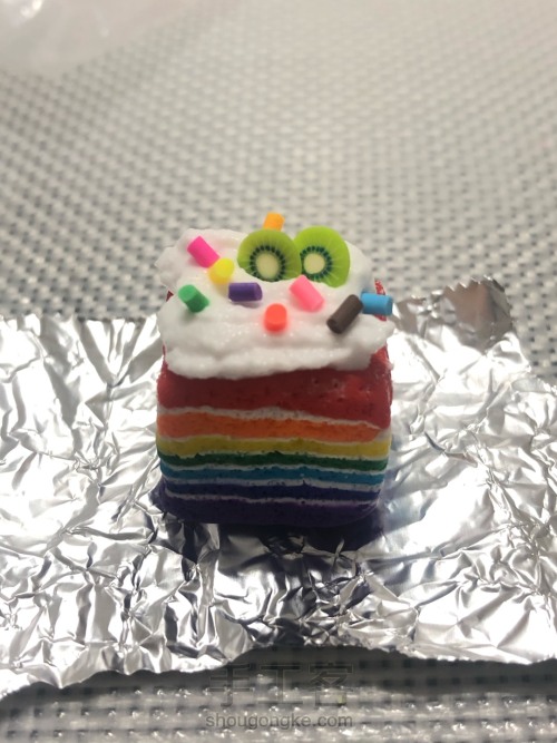 指尖上的美食#彩虹蛋糕 第3步