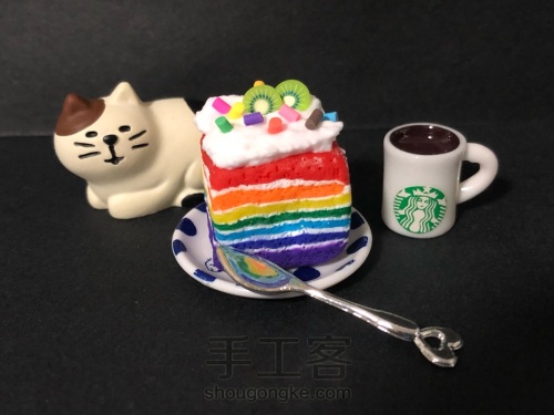 指尖上的美食#彩虹蛋糕 第4步