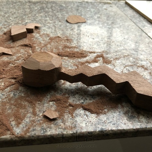 皮卡丘之尾木勺制作 第8步