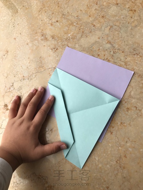 超好玩弹簧玩具礼盒折纸教程 第6步