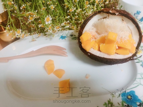 椰奶糯米饭 第4步