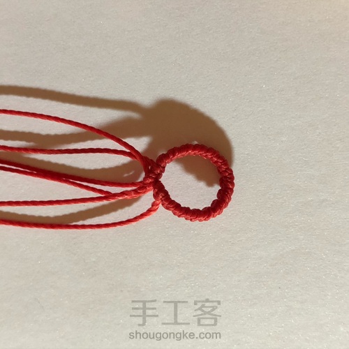 ʕΘ▲Θʔ本命年手绳 第2步