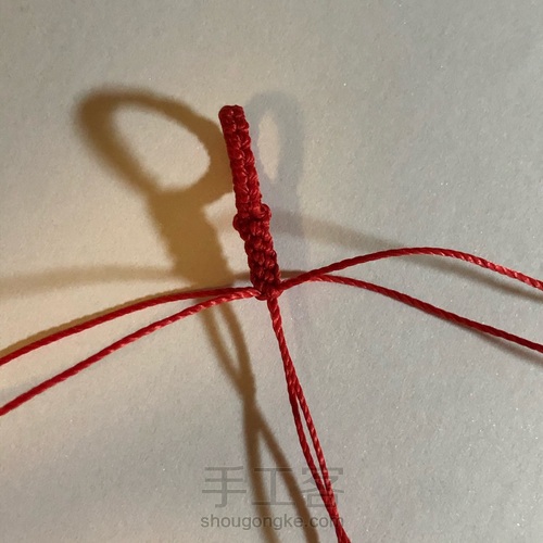 ʕΘ▲Θʔ本命年手绳 第3步