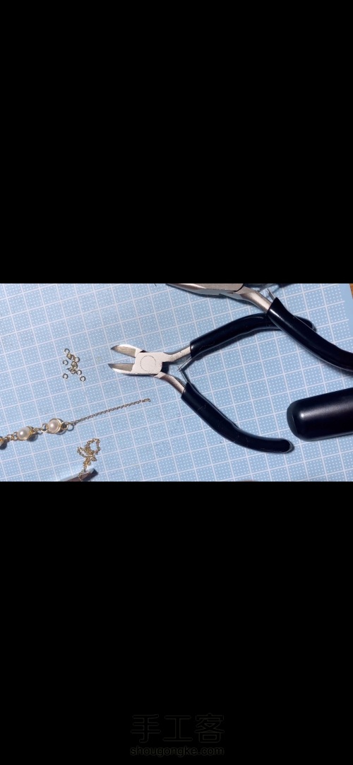 绕线珍珠手链DIY教程——一个小时搞定初夏单品 第9步