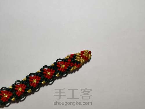 圣诞节手链 第10步