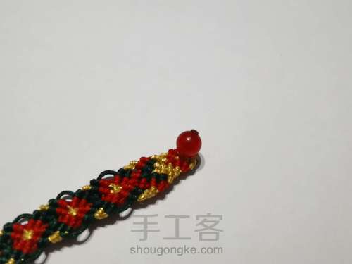 圣诞节手链 第11步