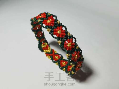圣诞节手链 第12步