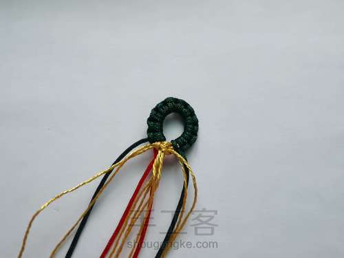 圣诞节手链 第3步