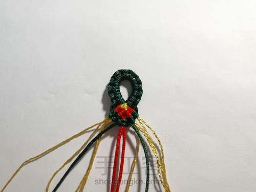 圣诞节手链 第5步